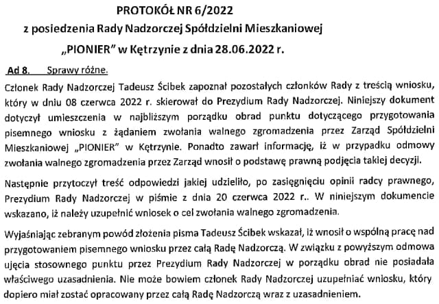 Jak odwołać radę nadzorczą spółdzielni mieszkaniowej - krok po kroku