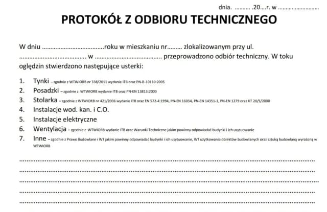 Na co zwrócić uwagę przy odbiorze mieszkania od dewelopera, aby uniknąć problemów